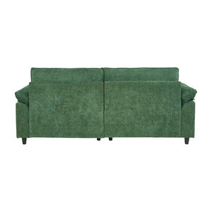 English Elm 2127-Gn-Middle,middle Upholstered Sofa with Hidden Under Seat Storage and Padded Armrests W308P202298