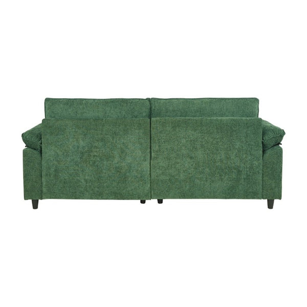 English Elm 2127-Gn-Middle,middle Upholstered Sofa with Hidden Under Seat Storage and Padded Armrests W308P202298