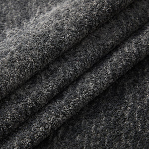English Elm 63.98"wide Chenille Storage Bench Upholstered Seat with Bolster Pillows Armrests Bedroom Charcoal W3098P467365