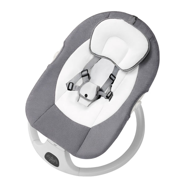 English Elm Baby Electric Swing with Bluetooth Speaker Remote 5 Speeds Soothing Nursery Rocker W3101P481716