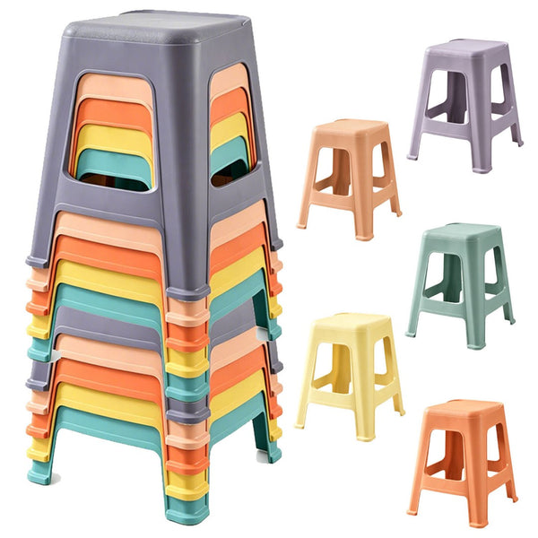 English Elm 10 Pack Colorful Polypropylene Stackable Stools Flexible Classroom Seating Bpa Free W3101P484956