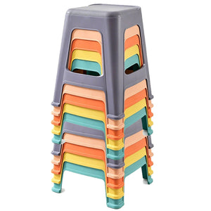 English Elm 10 Pack Colorful Polypropylene Stackable Stools Flexible Classroom Seating Bpa Free W3101P484956