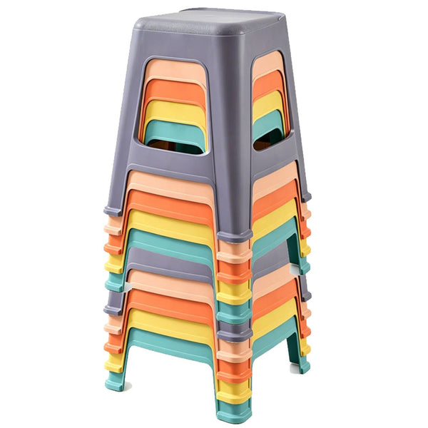 English Elm 10 Pack Colorful Polypropylene Stackable Stools Flexible Classroom Seating Bpa Free W3101P484956