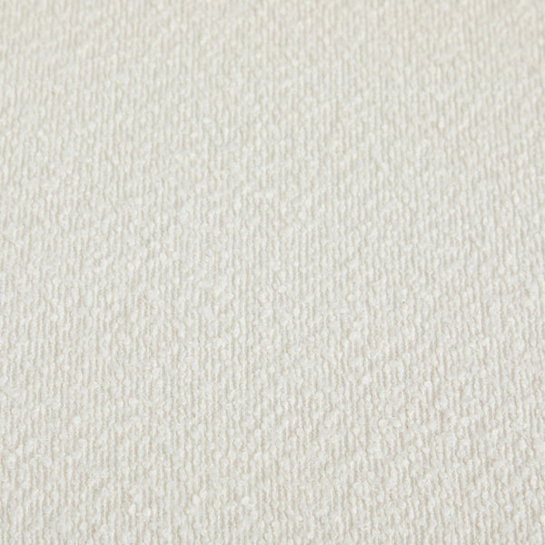 English Elm 66.34"w Boucle Upholstered Bench Daybed with Fluted Wood Legs and Bolster Pillows Ivory Natural W3118S00051