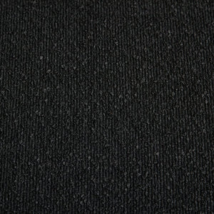 English Elm 66.34"w Boucle Upholstered Bench Daybed with Fluted Wood Legs and Bolster Pillows Black Black W3118S00054