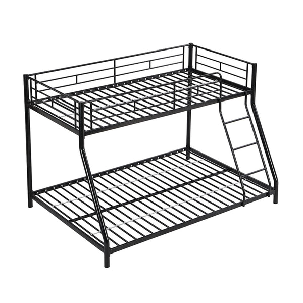 English Elm Metal Bunk Bed with Powder-coated Steel Frame for Kids or Guest Rooms Industrial W311P503138