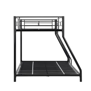 English Elm Metal Bunk Bed with Powder-coated Steel Frame for Kids or Guest Rooms Industrial W311P503138