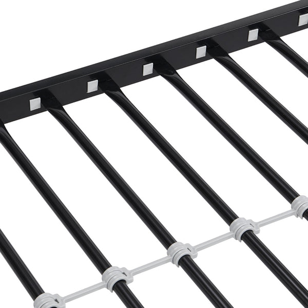 English Elm Metal Bunk Bed with Powder-coated Steel Frame for Kids or Guest Rooms Industrial W311P503138