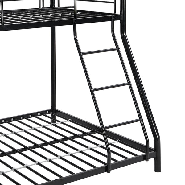 English Elm Metal Bunk Bed with Powder-coated Steel Frame for Kids or Guest Rooms Industrial W311P503138