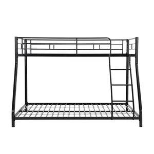 English Elm Metal Bunk Bed with Powder-coated Steel Frame for Kids or Guest Rooms Industrial W311P503138