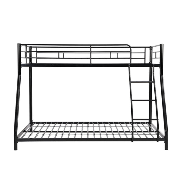 English Elm Metal Bunk Bed with Powder-coated Steel Frame for Kids or Guest Rooms Industrial W311P503138