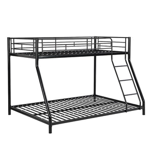 English Elm Metal Bunk Bed with Powder-coated Steel Frame for Kids or Guest Rooms Industrial W311P503138