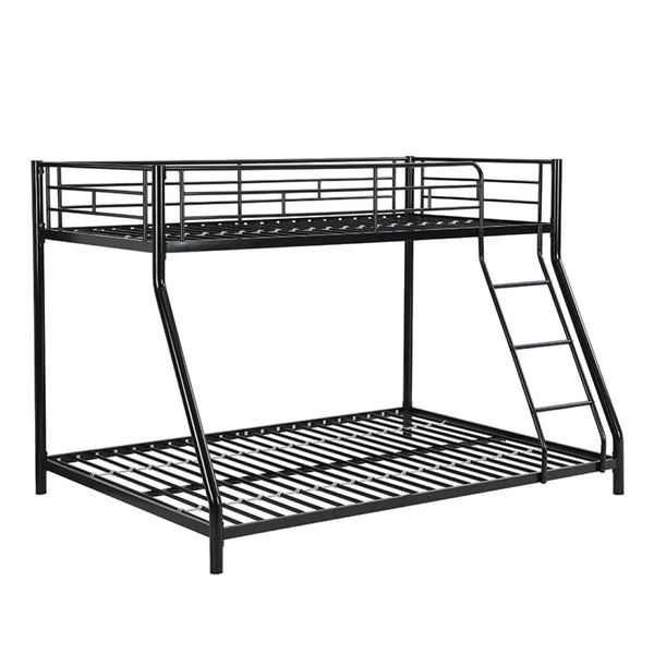 English Elm Metal Bunk Bed with Powder-coated Steel Frame for Kids or Guest Rooms Industrial W311P503138