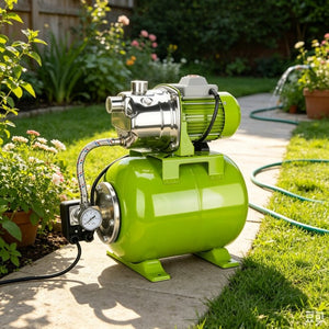 English Elm 1.6Hp Stainless Steel Jet Well Pump with 5 Gallon Pressure Tank for Home Irrigation W3131P569120