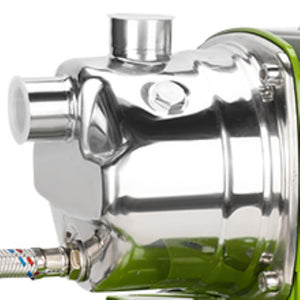 English Elm 1Hp Stainless Steel Shallow Well Jet Pump with Pressure Tank Auto Switch IPX4 Rated W3131P569131