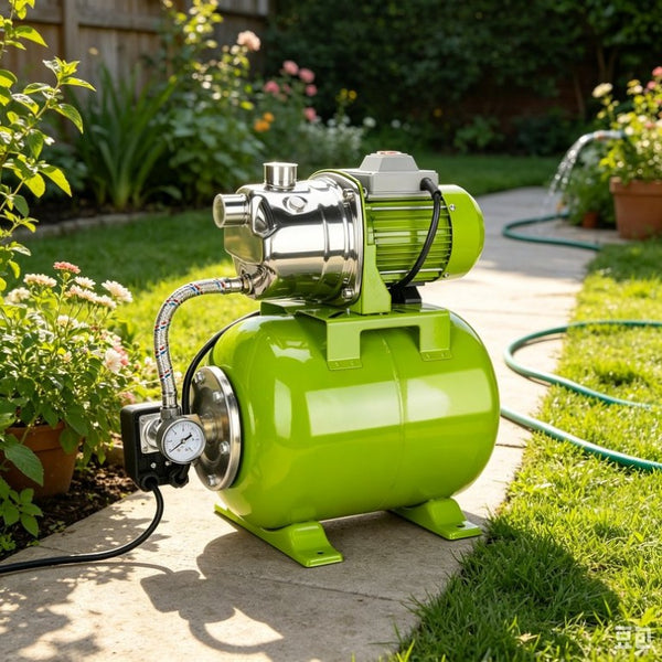English Elm 1Hp Stainless Steel Shallow Well Jet Pump with Pressure Tank Auto Switch IPX4 Rated W3131P569131