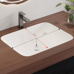 English Elm 36" Floating Bathroom Vanity Sintered Stone Surface Undermount Ceramic Sink Modern Bath Black, Walnut W3136S00099