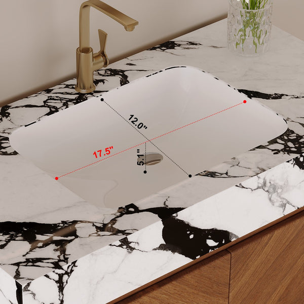 English Elm 29.9" Freestanding Bathroom Vanity Sintered Top Ceramic Sink Soft-close Drawers Small Bath Walnut / White - B W3136S00118
