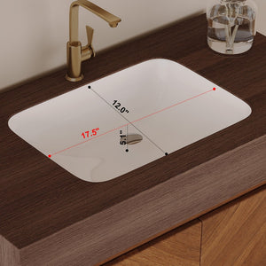 English Elm 29.9" Freestanding Bathroom Vanity Sintered Top Ceramic Sink Soft-close Drawers Small Bath Brown / Walnut W3136S00119