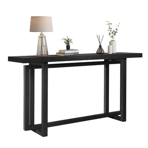 English Elm 59" Slim Mdf Console Table Scratch Resistant Surface for Entryway Hallway or Foyer W3137P294536