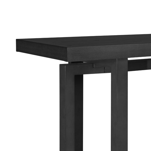 English Elm 59" Slim Mdf Console Table Scratch Resistant Surface for Entryway Hallway or Foyer W3137P294536