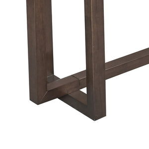 English Elm 59" Slim Mdf Console Table Scratch Resistant Surface for Entryway Hallway or Foyer Espresso W3137P295257