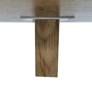 English Elm 8 Drawer Tall White Chest with Solid Wood Legs Minimalist Bedroom Storage Cabinet W3151S00082