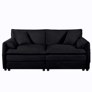 English Elm W3163s00085)oversized Chenille Cloud Loveseat Deep Sink Modular Sofa for Living Room W3163S00006