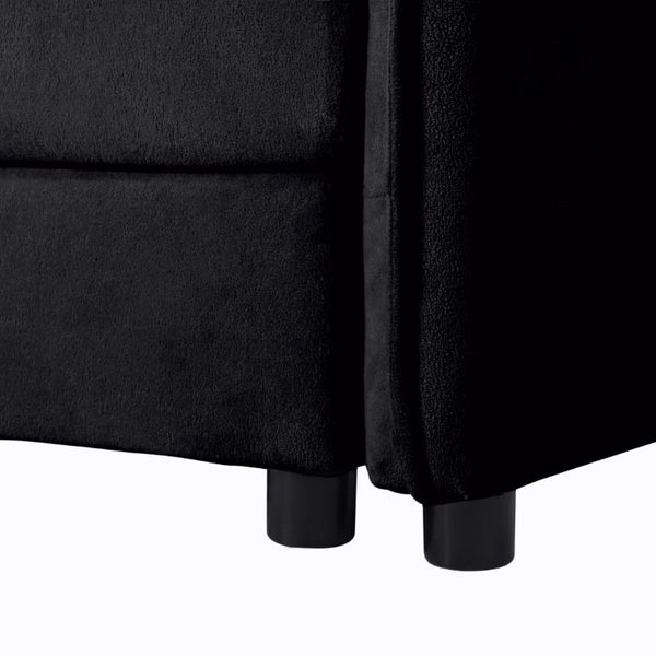 English Elm Oversized Chenille Cloud Loveseat Set Deep Seat Modular Sofa for Living Room Comfort W3163S00088