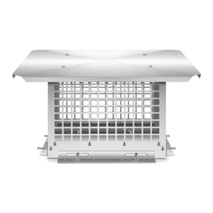 English Elm Stainless Steel Chimney Cap with Adjustable Base Rust Resistant Flue Cover for Fireplaces W3167P389793