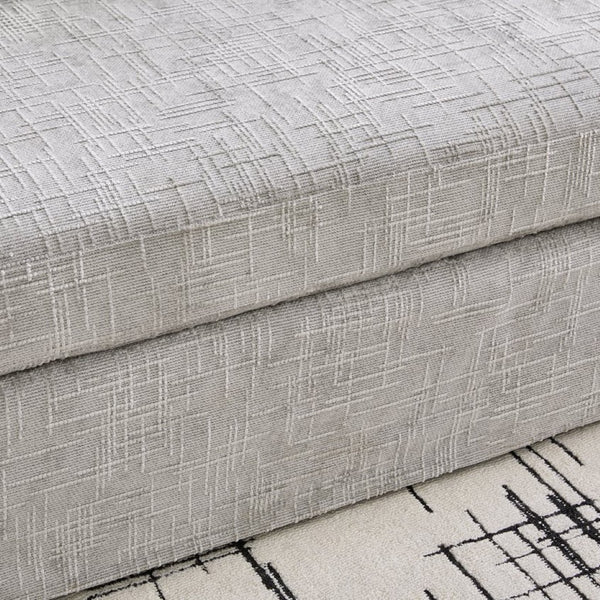 English Elm 83.86" Wide Chenille Three Seater Sofa Deep Cushioned Seat for Living Room Comfort Gray W3189S00038