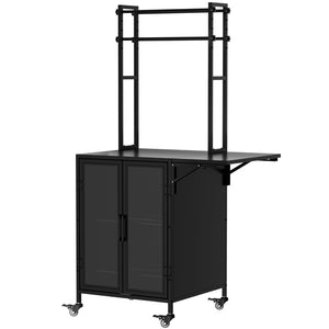 English Elm 3d Printer Stand Heavy Duty Rolling Cart Filament Storage Cabinet Workshop Studio W3190P489409