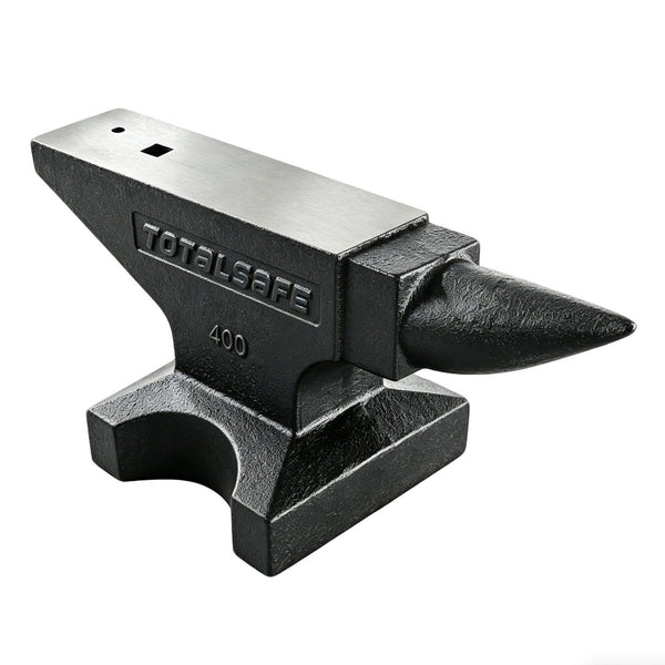 English Elm 400 Lb Solid Carbon Steel Single Horn Anvil 55 Hrc Hardened for Pro Blacksmithing W3213P455056
