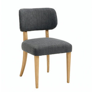 English Elm Wooden Fabric Upholstered Dining Chair Set Farmhouse Modern Style for Small Spaces W3244P487860