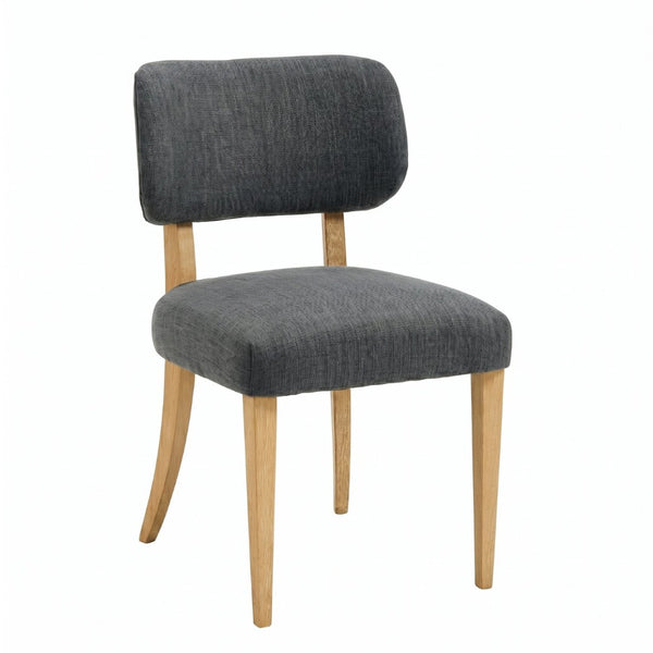 English Elm Wooden Fabric Upholstered Dining Chair Set Farmhouse Modern Style for Small Spaces W3244P487860