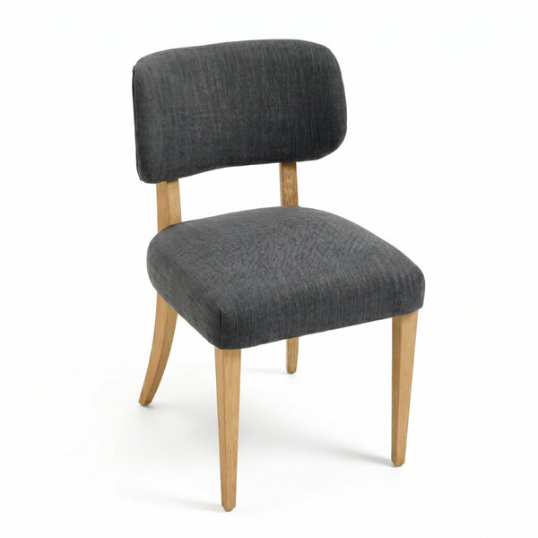 English Elm Wooden Fabric Upholstered Dining Chair Set Farmhouse Modern Style for Small Spaces W3244P487860