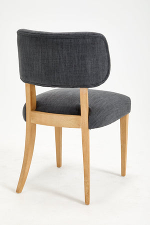 English Elm Wooden Fabric Upholstered Dining Chair Set Farmhouse Modern Style for Small Spaces W3244P487860