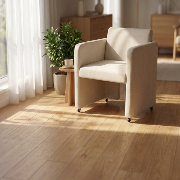 English Elm Modern Barrel Accent Chair Velvet Upholstered Solid Wood Frame Sculptural Dining Seat Cream W3244P514497