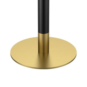 English Elm 31.5 Round Tulip Pedestal Table Sintered Stone Marble Top Gold Stainless Base Blue+Gold W3316P482261