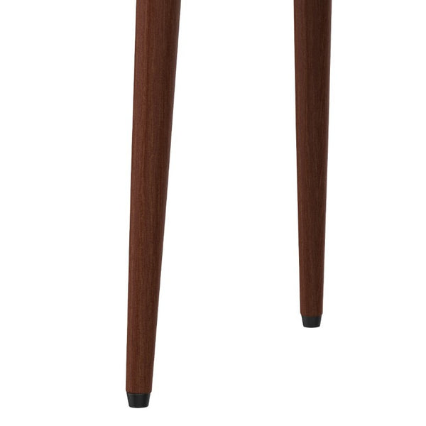 English Elm Dining Chair Set with Chenille Cushion Wood Veneer Back and Steel Legs for Modern Homes Cream Chenille W3316P512155