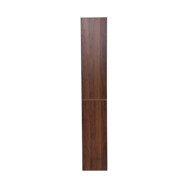English Elm Open Cubby Shelving Unit with 4 Drawers Tall Freestanding Modern Display Cabinet W331P457149