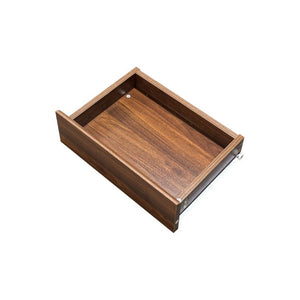 English Elm Open Cubby Shelving Unit with 4 Drawers Tall Freestanding Modern Display Cabinet W331P457149