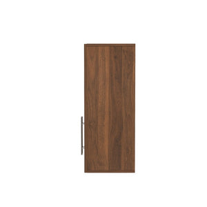 English Elm Stackable Wall Mounted Cabinet Walnut Finish Adjustable Shelving Home Office Storage W331P466798
