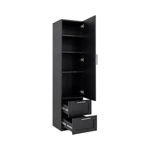 English Elm Standard Freestanding Pantry Cabinet with Door and Drawers for Kitchen or Dining W331P469809