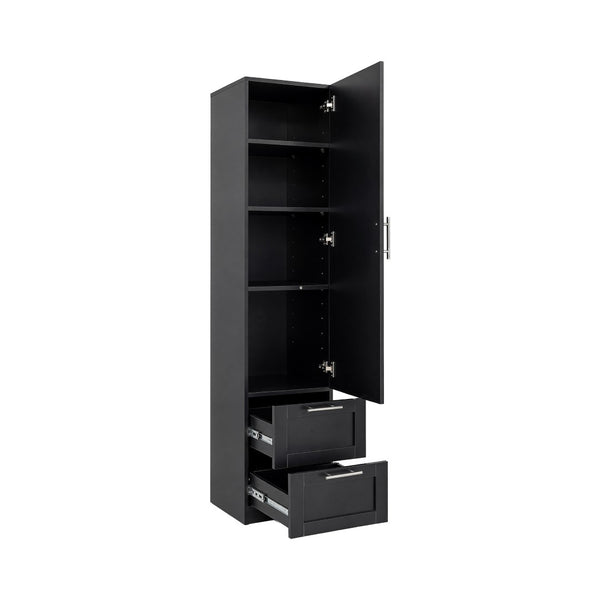 English Elm Standard Freestanding Pantry Cabinet with Door and Drawers for Kitchen or Dining W331P469809