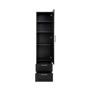 English Elm Standard Freestanding Pantry Cabinet with Door and Drawers for Kitchen or Dining W331P469809