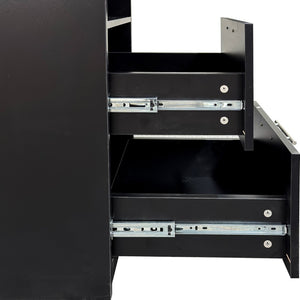 English Elm Standard Freestanding Pantry Cabinet with Door and Drawers for Kitchen or Dining W331P469809