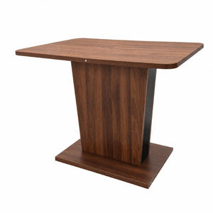 English Elm Extendable Rectangular Dining Table Modern Minimalist Pull Out Design for Small Spaces W331P473690