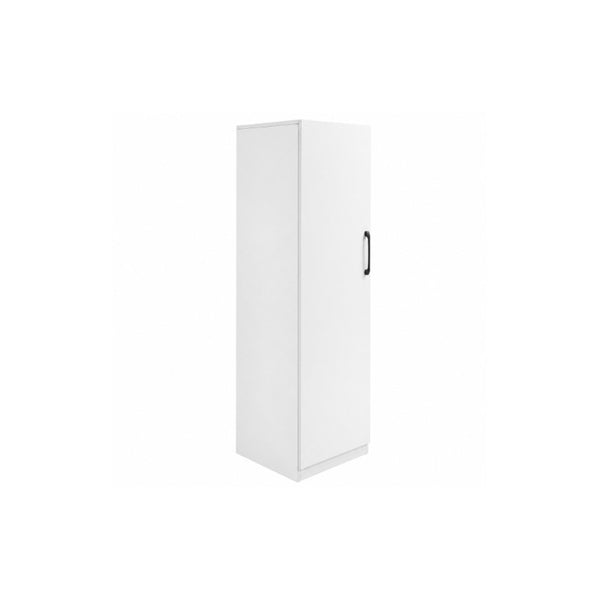 English Elm Tall Narrow Pantry Cabinet Freestanding Six Drawer White Kitchen Food Organizer W331P478441