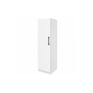 English Elm Tall Narrow Pantry Cabinet Freestanding Six Drawer White Kitchen Food Organizer W331P478441